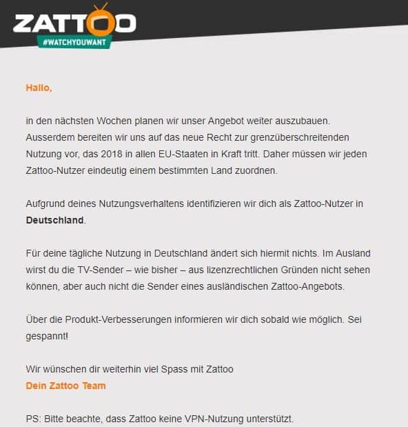 zattoo im ausland